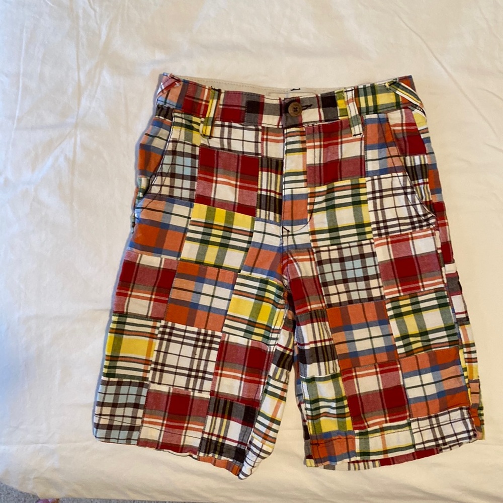 ⭐️3 for $15 Patchwork plaid shorts